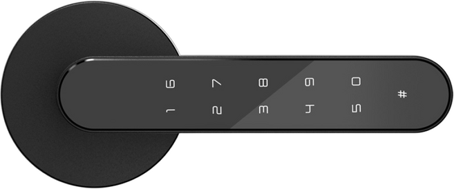 웰콤 ART L10 블랙 목문용 디지털도어락 비밀번호 무타공 번호키 방문손잡이 사무실 판넬문 나무문용 비상전원 에티켓기능 음량조절(무음포함 4단계) 백세트조절가능 솔리티, 고객직접설치, ART L10/블랙