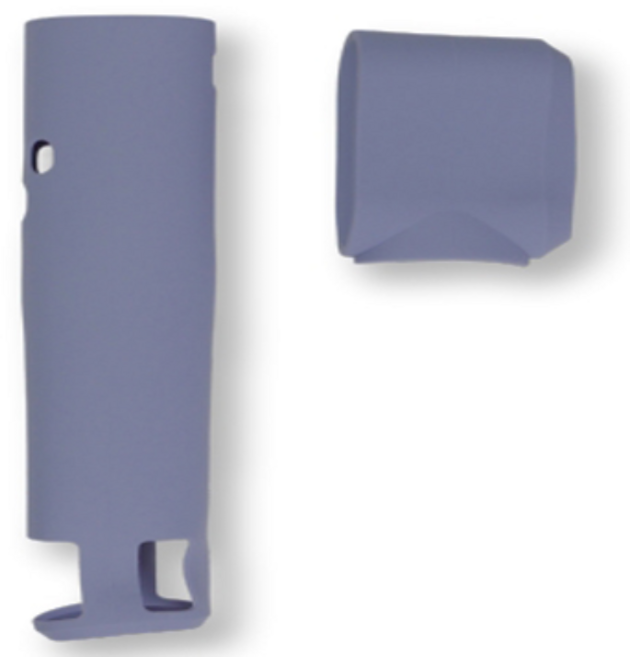 다이슨 에어랩 드라이어 스타일 커버 실리콘 스크래치방지 케이스 롱배럴 보호 바디용, 에어랩 실리콘 퍼플