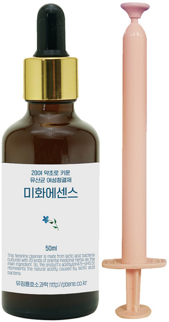 유정룡효소과학 유산균 여성청결제 미화에센스, 50ml, 1개