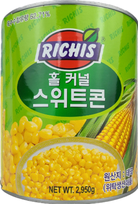 리치스 홀 커널 스위트 콘, 2.95kg, 1개