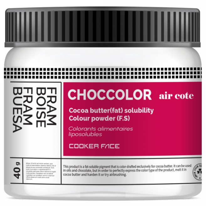 쿠커페이스 프람부에사 FS 쇼칼라 초코렛지용성색소 분말색소, 1개, 60g