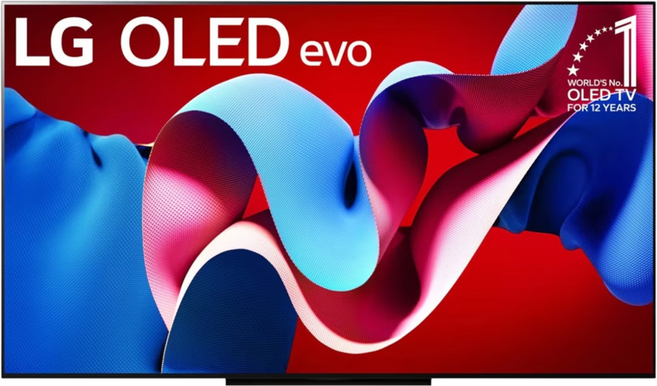 LG전자 24년형 올레드 EVO 4K UHD SMART TV 194cm(77인치) 유튜브 넷플릭스 OTT 시청 가능 OLED77C4 방문설치, 스탠드형, 195cm(77인치)