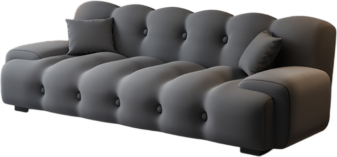 에버소프트 확장형 소파베드 공간활용 거실 각도조절 라텍스 폴딩 패밀리 리클라이너 침대, 다크그레이