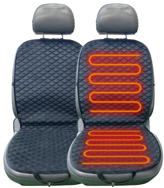 블랙다이아 차량용 열선시트 (1P) 털 겨울 히팅 전기시트, 1개, 12V (뒷좌석)