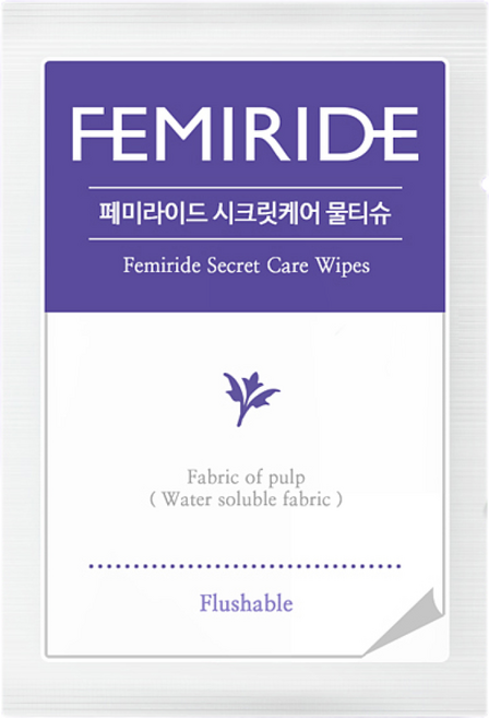 페미라이드 여성 청결 티슈 세정 생리 티슈 (20매), 1개, 5.9g