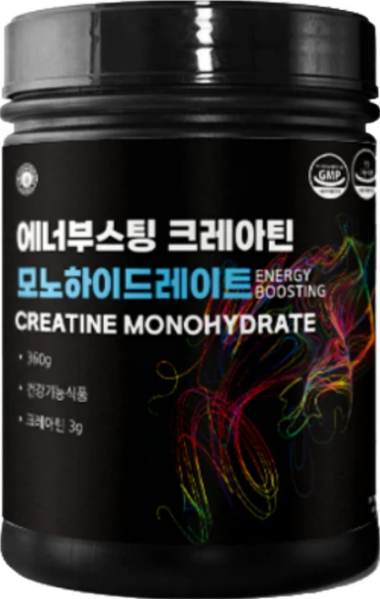 [120회분] 에너부스팅 100% 크레아틴 모노하이드레이트, 1개, 360g - 쿠팡