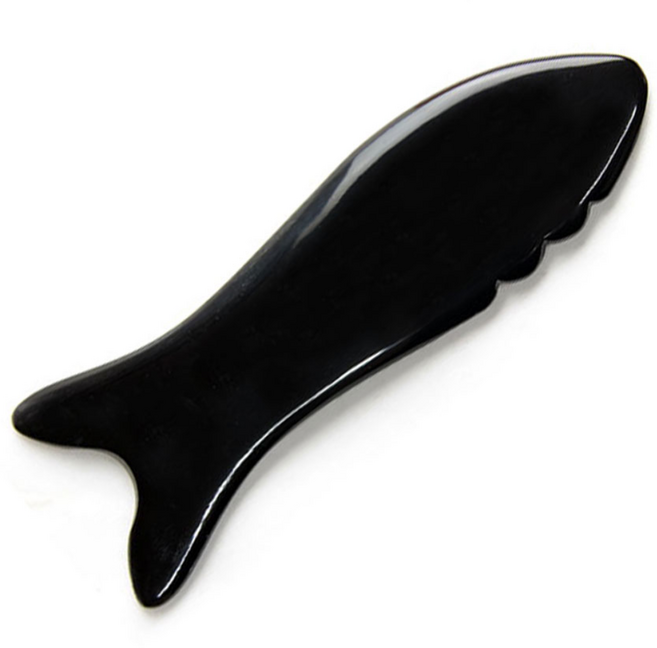 EaSyN 물고기괄사(대) 마사지 얼굴 마사지기 림프순환 리프팅 승모근 바디괄사, 1개