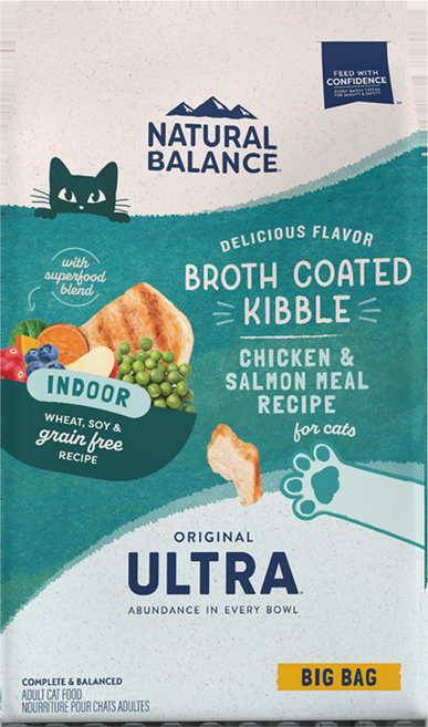 내추럴발란스 고양이 오리지날 울트라 그레인프리 레시피 기능성 사료, 닭, 6.8kg, 1개