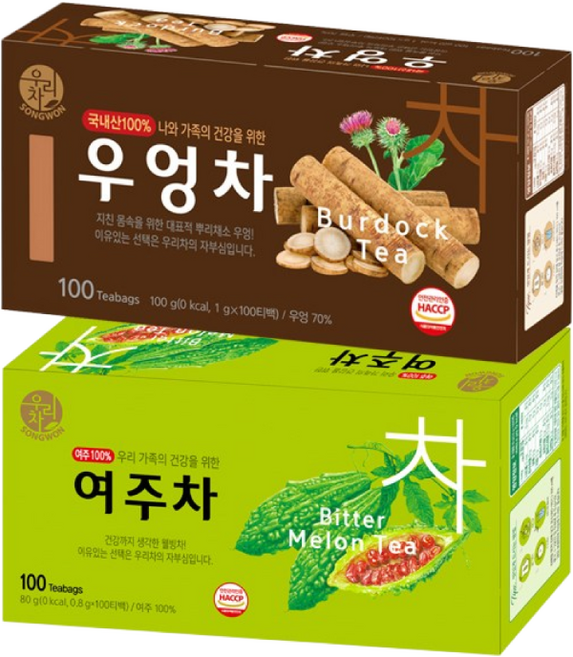 송원 우리차 여주차 100T +우엉차 100T