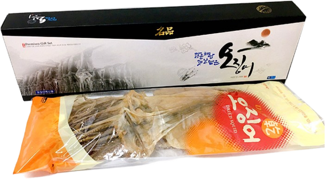 장수왕 국산 동해안 건오징어 선물세트 3호 (10마리 750g) /마른 오징어 명절 설날 구정 추석 답례 선물, 1세트, 750g