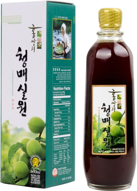 홍쌍리청매실 청매실원, 600ml, 1개