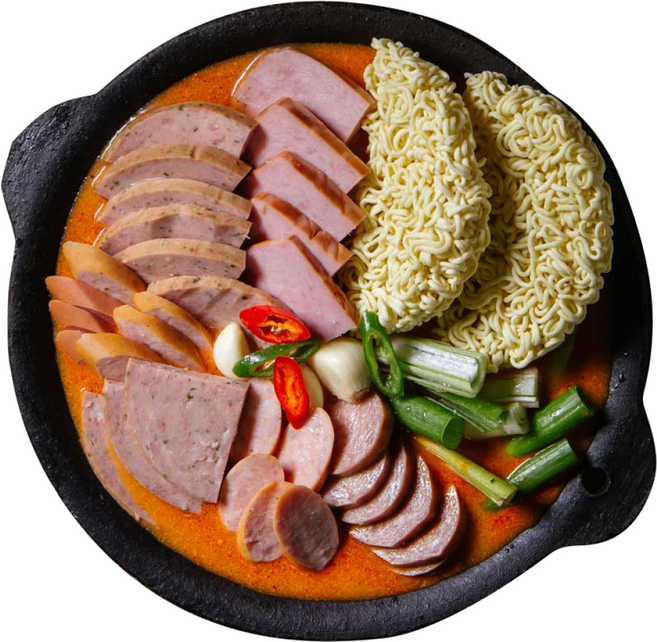 리얼 햄 소시지 듬뿍 부대찌개, 600g, 3개