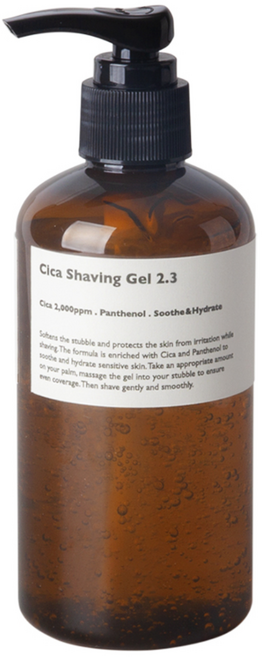 레이지소사이어티 시카 쉐이빙젤 2.3 + 펌프, 250ml, 1세트