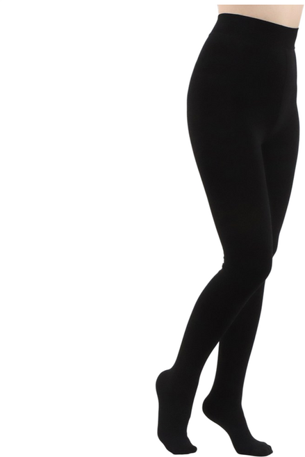 베일리화이트 여성 골프스타킹 기모 150데니아 가을 겨울 레깅스, 유발, 블랙, 1개