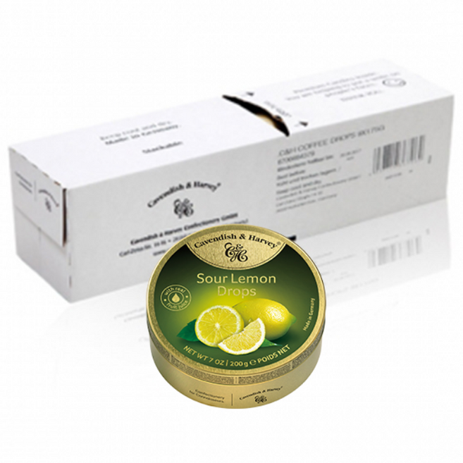 캐빈디쉬앤하비 레몬향 캔디, 200g, 9개