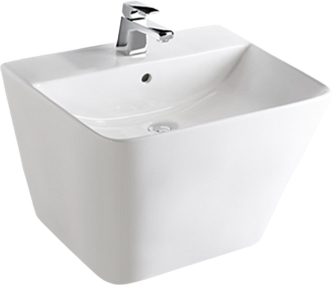 KCC PB191 일체형 세면대 + HF-L3000 무광 사틴 수전 세트 고정앙카 스텐폽업 트랩 포함