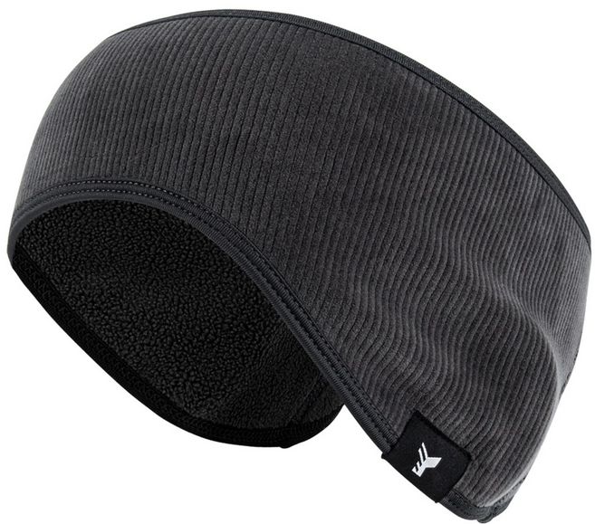 겨울 방한 등산 러닝 귀마개 헤어밴드, 블랙, 1개