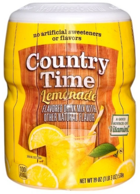 컨츄리타임 크라프트 레모네이드 에이드분말, 538g, 3개, 1개입