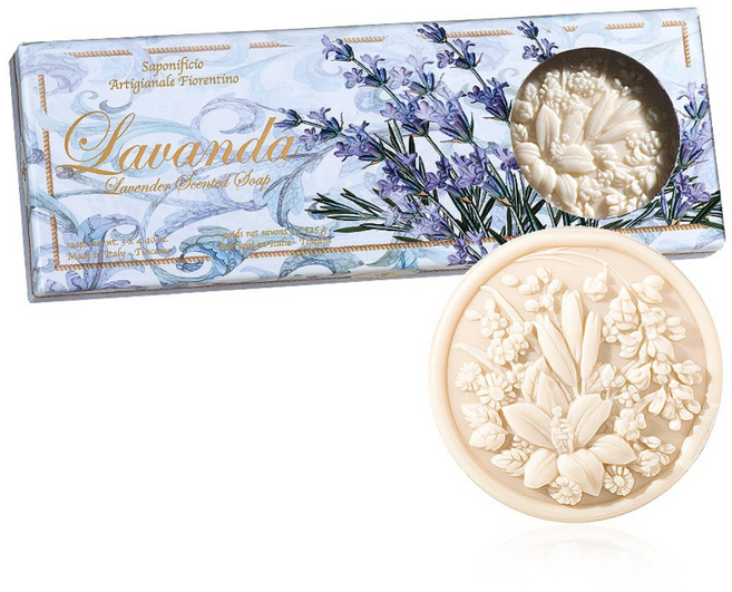 사프 이탈리아 명품향수비누 보습 라벤더향, 3개입, 125g