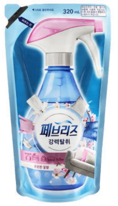 페브리즈 은은한 꽃향 섬유탈취제 320ml 리필, 1개