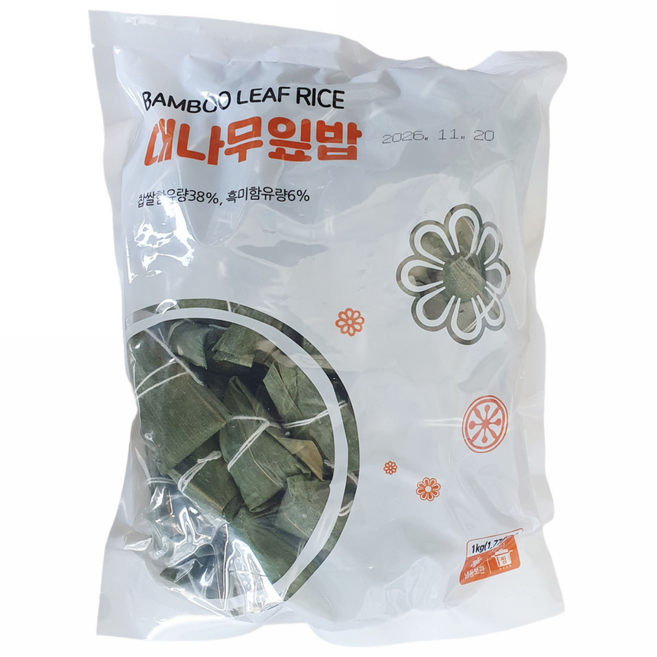 랜시푸드 대나무잎밥 영양밥 (아이스박스+냉매제포함가격), 1kg, 2개