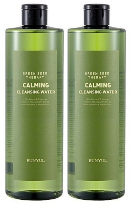 은율 그린 씨드 카밍 클렌징 워터, 500ml, 2개