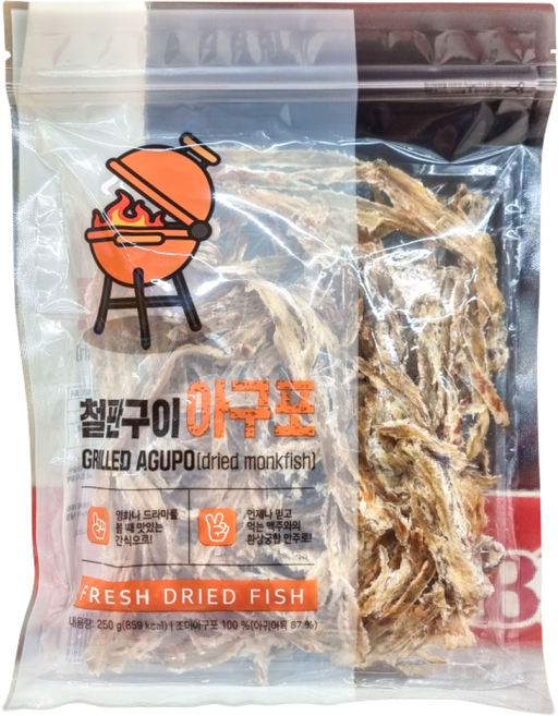 철판구이 아구포 250g, 1개
