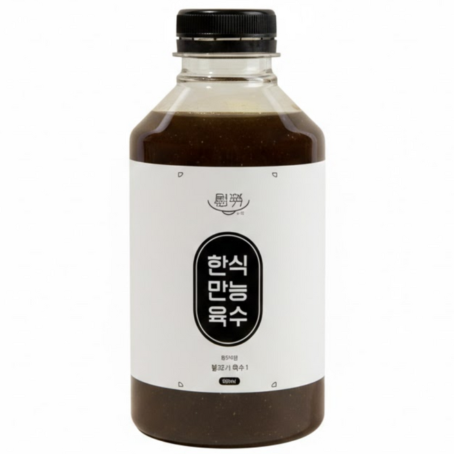 세계요리대회 금상 셰프가 만든 한식만능육수 식품회사 위로, 1개, 500ml