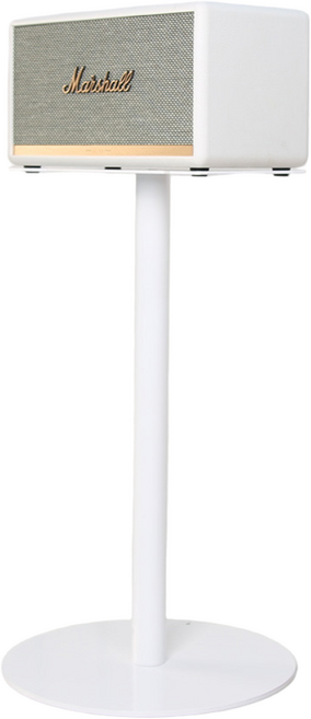 마샬 스피커 스탠드 받침대 스탠모어 1 2 3 호환 스탠드 원형 거치대, 화이트