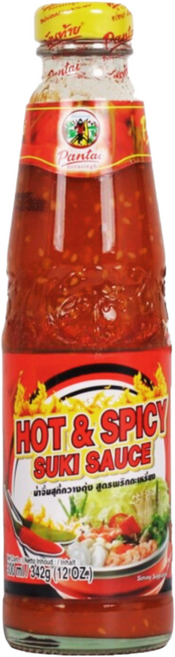 HOT &SPICY SUKI SAUCE 핫 스파이스 수끼 소스 sot cham lau sieu cay Thai lan, 300g, 2개