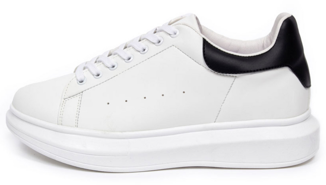 키노이 해리슨 7cm 키높이 오버솔 스니커즈 화이트