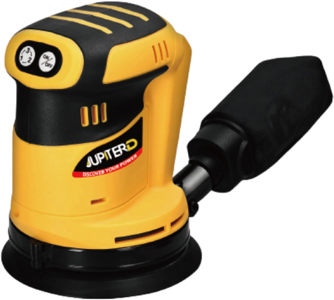 주피터 125MM 8홀 샌딩기 18V 디월트 배터리 호환 충전 무선 전동 샌더기 오비탈 베어툴, 1세트