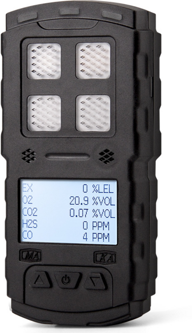 가제트 휴대용 5in1 복합 가스 농도 측정기 이산화탄소 산소 일산화탄소 황화수소 메탄 가연성가스 감지기 CO2 LEL EX CO O2 H2S, 1개