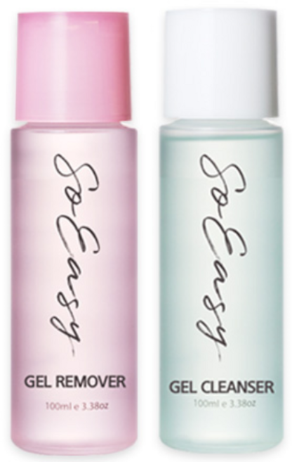 쏘이지 젤 네일 리무버 100ml + 클렌저 100ml 세트, 쏘이지 젤리무버&젤클렌저세트, 1개