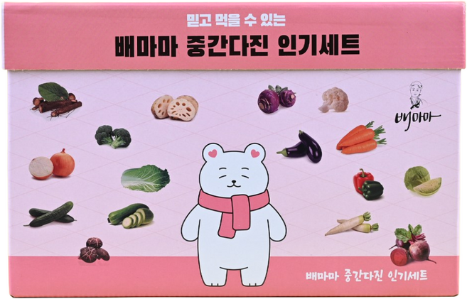 배마마 중간다진 인기세트 야채 큐브, 90g, 1개
