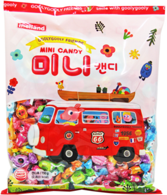 [캔디마을] 멜랜드 굴리굴리미니캔디, 700g, 1개