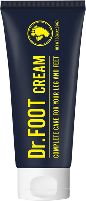 닥터풋 발 냄새 뒤꿈치 복숭아뼈 발바닥 굳은살 각질 제거 연화 갈라짐 보습 풋 케어 발 크림, 1개입, 2개, 60ml