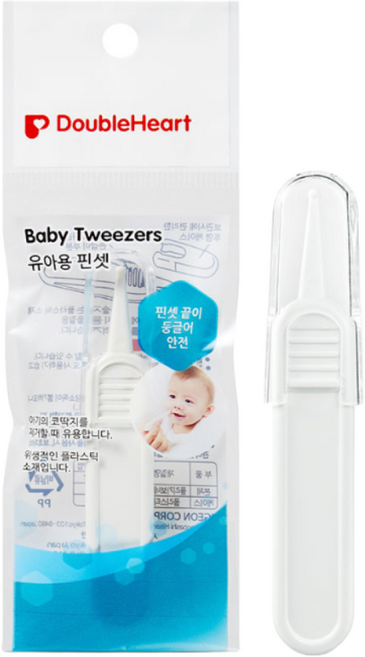 더블하트 유아용 핀셋, 1개, 1개입