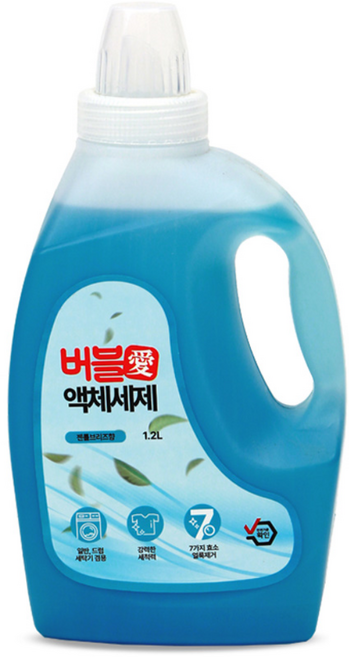 드럼 세제 알칼리성 수건 세탁 세제, 1개, 1.2L