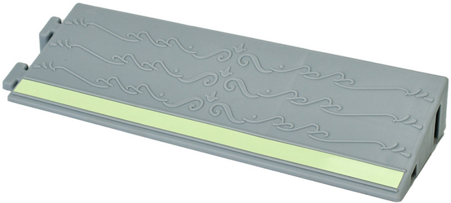 온니웰 휠체어 문턱 경사로 로봇청소기 방문턱 경사판 받침대, 네온, 1개