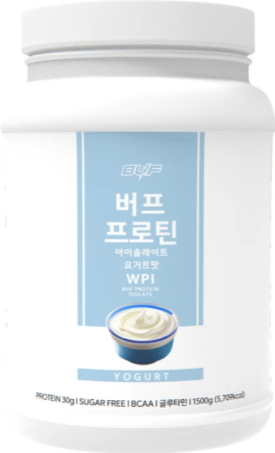버프 프로틴 아이솔레이트 WPI 100% 유청 단백질 파우더 헬스 보충제 파우더 요거트 맛, 1개, 1.5kg - 쿠팡