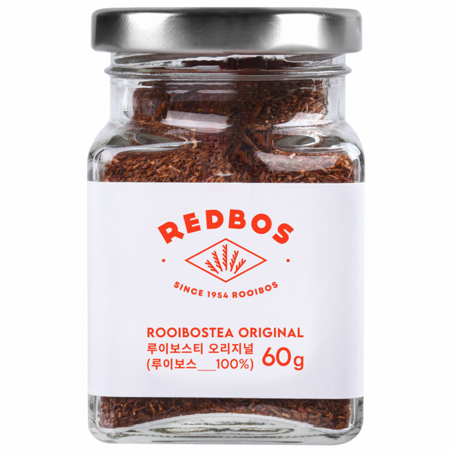 레드보스 루이보스 원료 임산부 허브차 유리병, 60g, 1개입, 1개