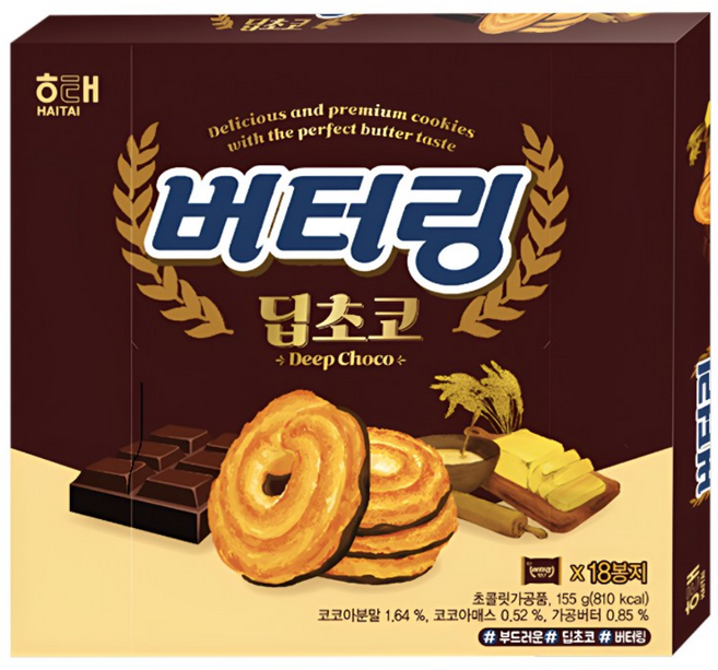 버터링 딥초코, 155g, 1개