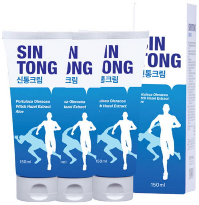 신통크림 150ml 글루코사민 쿨링 스포츠 마사지크림, 150g, 4개