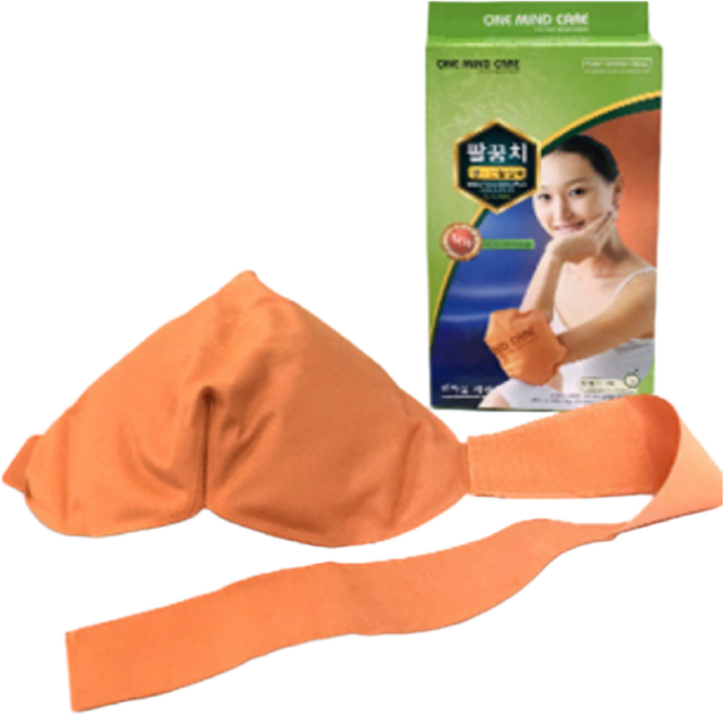 (팔꿈치냉온찜질팩) 한마음케어 마사지 황토찜질 2개