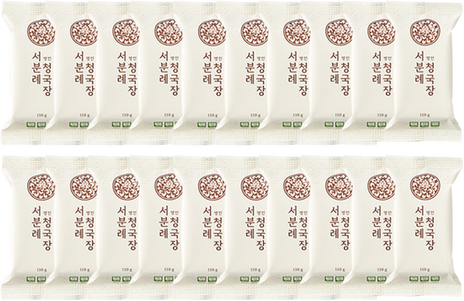 서일농원 서분례명인 청국장_본사직송, 110g, 20개