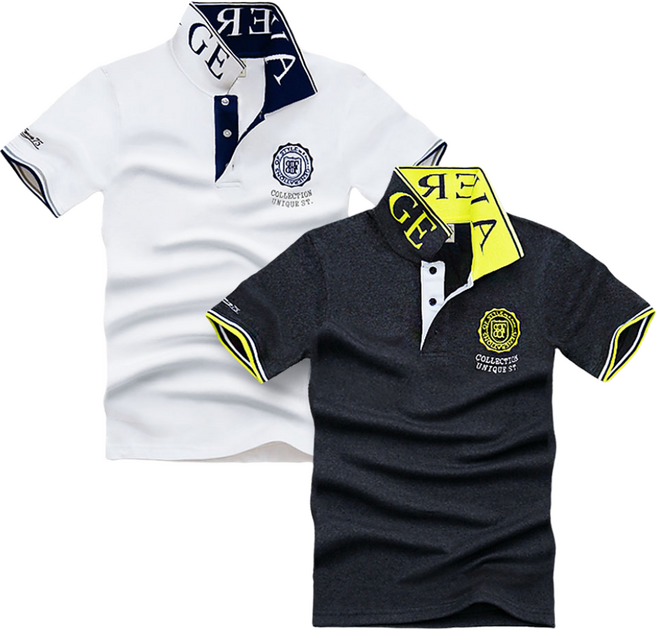 블루포스 스크베 반팔 카라티 1+1 세트 [2장 묶음] 남자 티셔츠 남성 반팔티 남녀공용 커플티 단체티 여름 골프티 [국내생산]