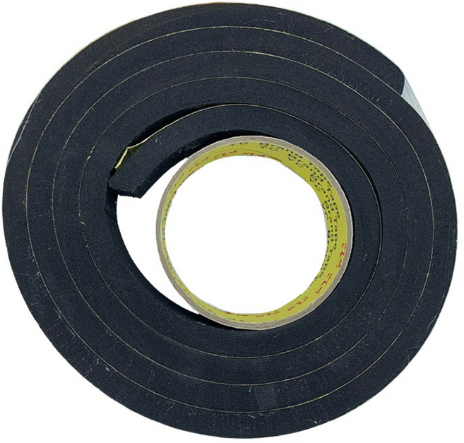 EVA 단면 흑색 스펀지테이프 폭40mmx두께10mm길이2M, 1개