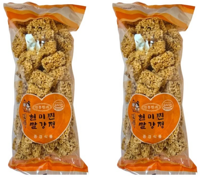 종경식품 수제 현미찐쌀강정, 2개, 620g