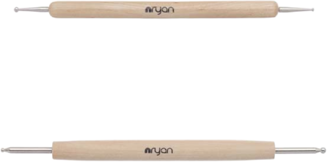 무인쇄 우드 도트봉(마블러), 소, 1개